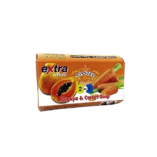 Load image into Gallery viewer, 2x Asantee Extra white 2 in 1 papaya & carrot Soap 125g
