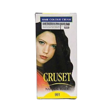 Load image into Gallery viewer, 2 x Cruset Deep Black Hair Dye Lotion – 60ml Each (Large Size)