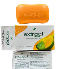 Load image into Gallery viewer, Extract Papaya Calamansi Herbal Soap – 125g (Pack of 4)
