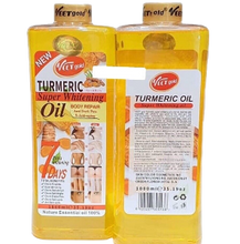 Load image into Gallery viewer, Veet Gold Turmeric Body Oil – 1000ml (Sealed Bottle)
