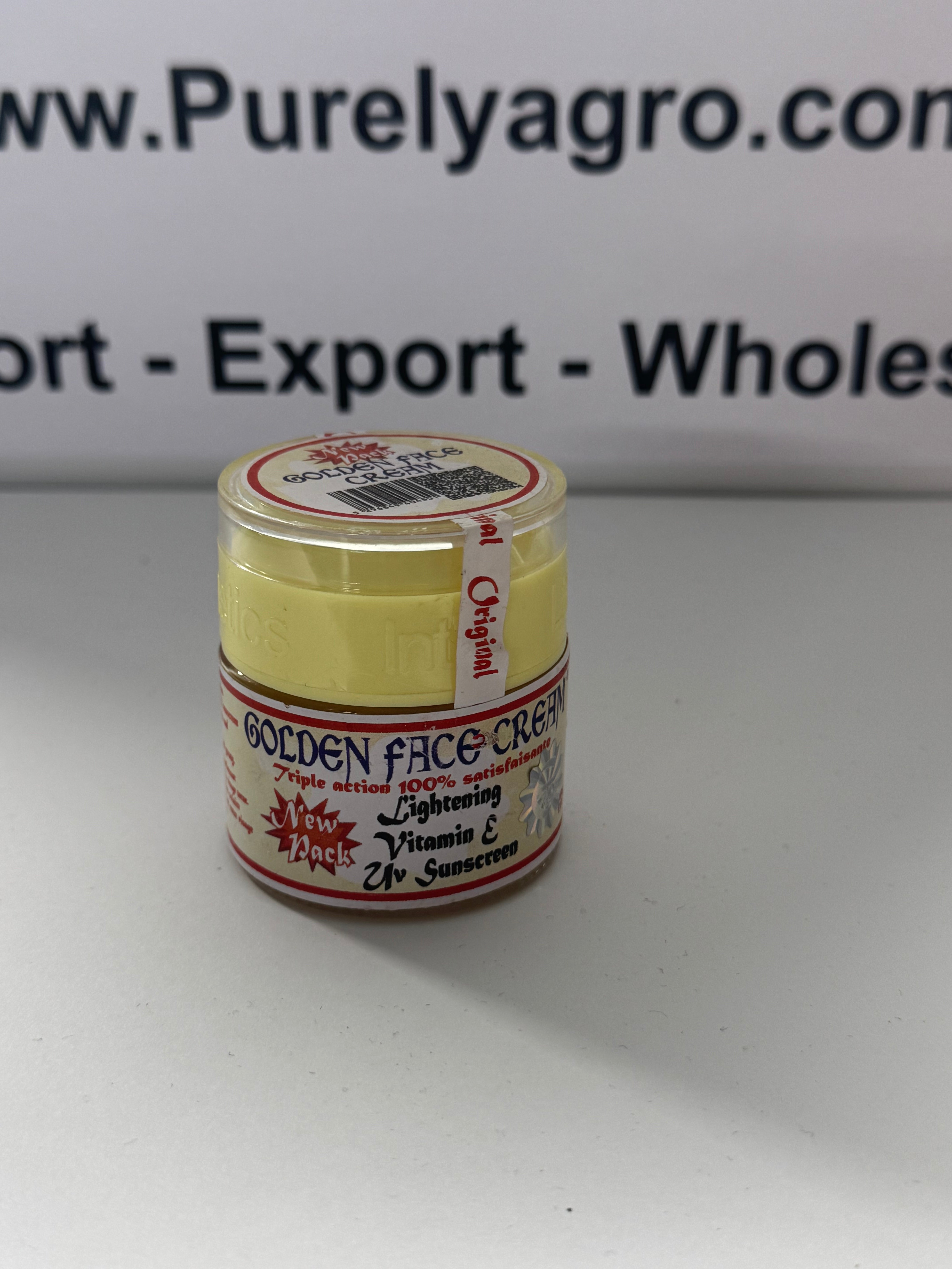 Original Golden Lightening Face Cream with Vitamin E and UV Sunscreen