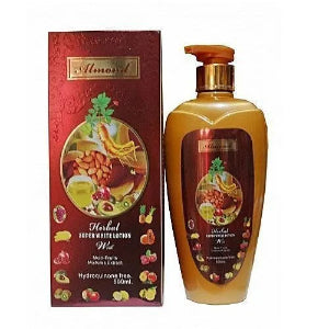 Almond Herbal Super White Lotion With Multi-Fruit Mixtures Extract