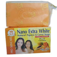 Load image into Gallery viewer, Nano Extra White  Papaya Soap 250g

