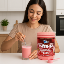 Load image into Gallery viewer, Phyto Booster Drink Mix – Strawberry Phyto Booster Flavored Drink Mix – Strawberry &amp; Blackcurrant Powder Blend Blackcurrant Flavor
