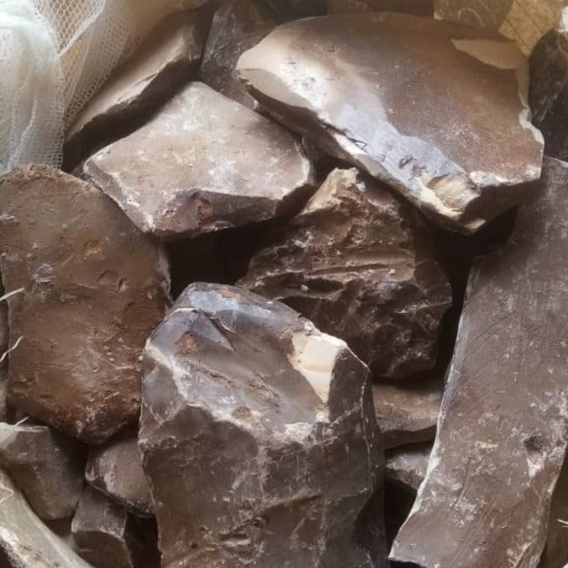 Purelyagro Ndom Edible Clay Bentonite Kaolin Calaba - Imported from Nigeria