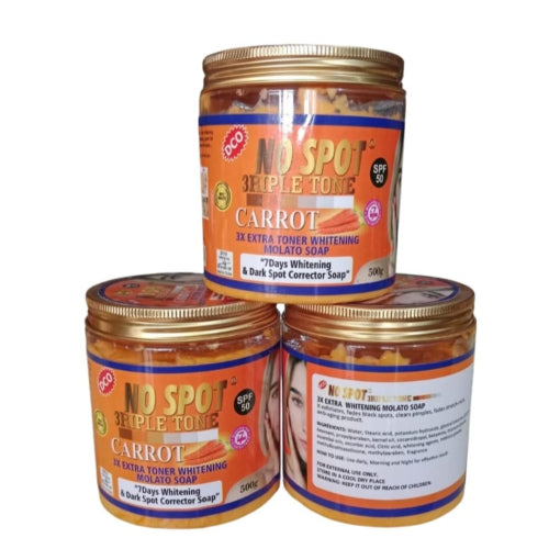 No Spot Carrot Strong Whitening Molato Soap (one)