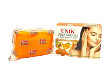 Load image into Gallery viewer, Four Seasons Herbal, Papaya, Carrot, Tomato &amp; Orange Body Whitening Soap 150g x4pcs
