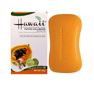 2x Hawaii Whitening soap with herbal Extract PAPAYA CALAMANSI