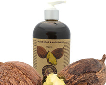 Load image into Gallery viewer, Organic Black Soap &amp; Aloe Wash
