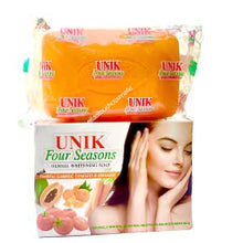 Load image into Gallery viewer, Four Seasons Herbal, Papaya, Carrot, Tomato &amp; Orange Body Whitening Soap 150g x4pcs
