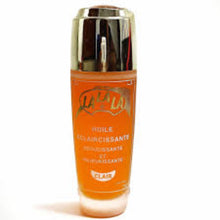 Load image into Gallery viewer, Orange bottle with gold cap on a white background

