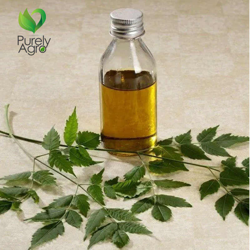 Purelyagro Neem Oil - Pure Neem Seed (Unrefined) Carrier Oil (Base, Massage)