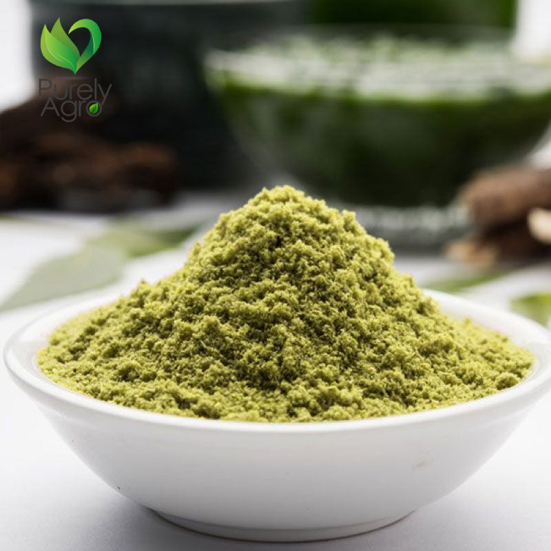 Purelyagro Neem Powder - Organic Neem Leaf Powder - Limda Detox, Cleanse, Digestion, Immunity Skin, Hair Car