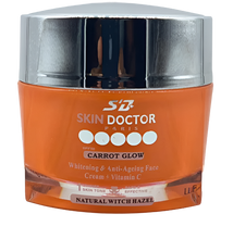 Load image into Gallery viewer, Orange jar of Skin Doctor Carrot Glow cream on a white background
